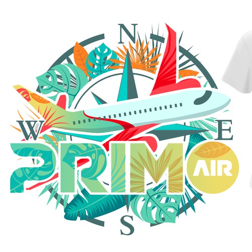 Airline swag t shirt Design by Athew_Yana