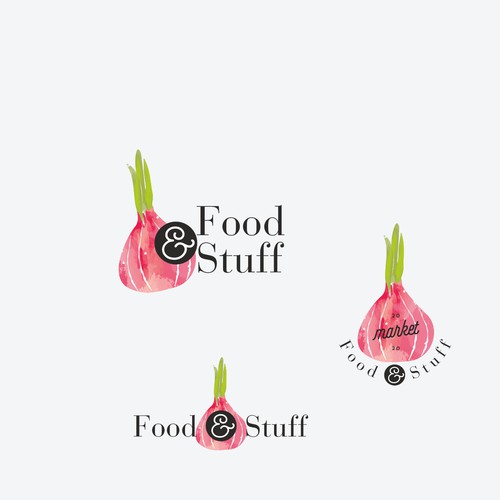 Design a logo for a place that sells food, and stuff: Food & Stuff Design réalisé par ∴ S O P H I Ē ∴