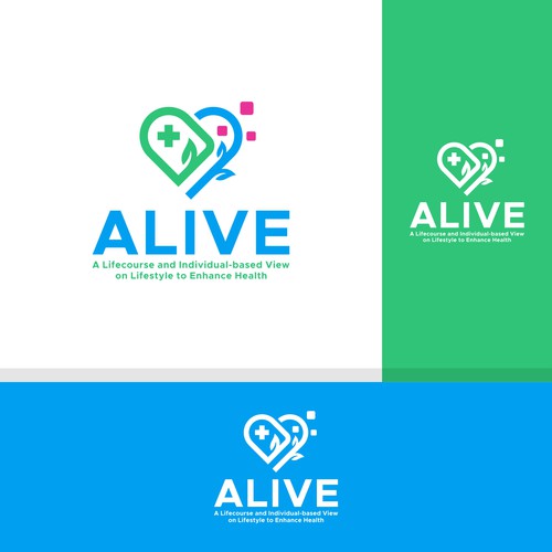 Design a logo for a research project called: ALIVE Design réalisé par rzaltf