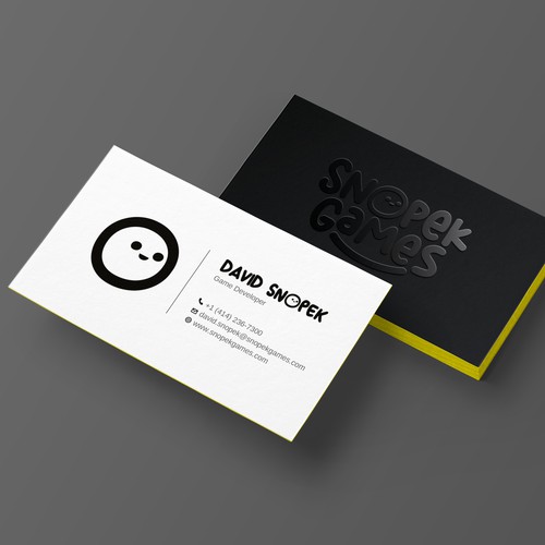 Business Cards for an indie Game Developer Design by Rakibh