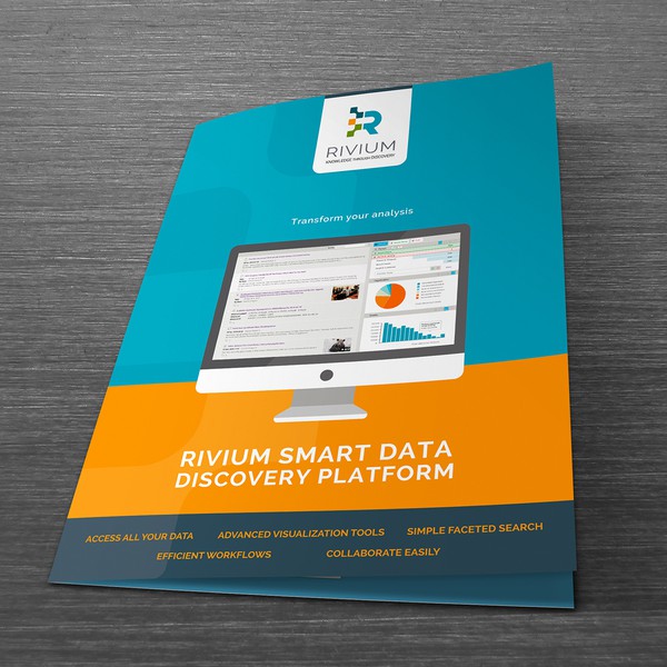 Design by effedue titled "Brochure cover for software company"
