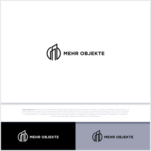 Corporate identy and logo for real estate marketing agency Design by PATKIJING!