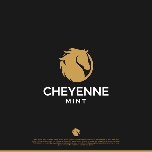 Masculine Western Inspired Logo to appeal to high net worth investors Design by Direwolf Design