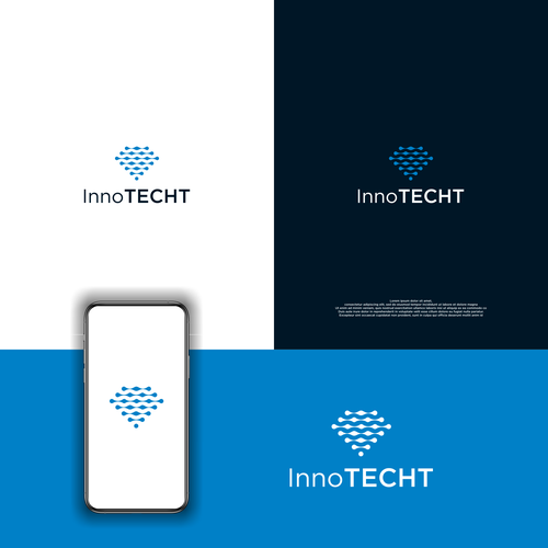 InnoTECHT - new logo based on existing logo but R+D Design by L A T O