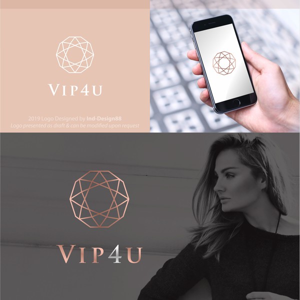 Design by Ind-Design88 titled "VIP4U logo"