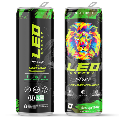Energy Drink Label Design Design by JOHN's_AlphaCreation