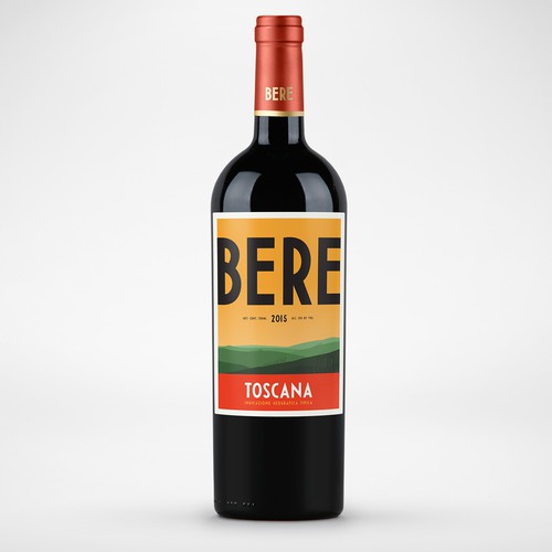 Design di Design the new wine label for Bere Toscana! di Christian Bjurinder