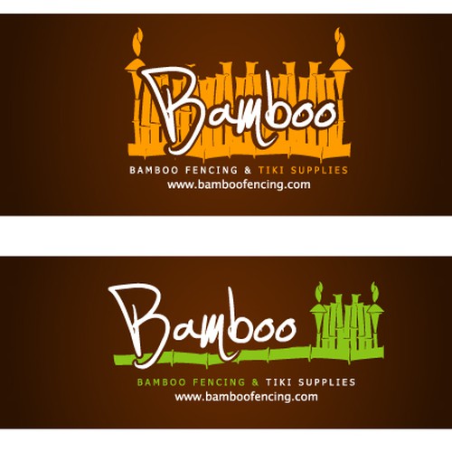 Logo for Bamboo Fencing.com Design by mes