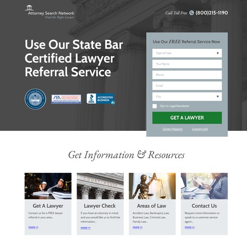 Lawyer Referral Service - ASN Design by GFX Daddy