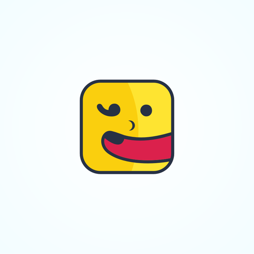 Create a friendly, dynamic icon for a children's storytelling app. Diseño de Nico Strike
