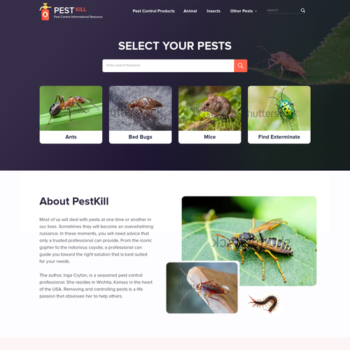 WordPress theme design contest entry by Pinku