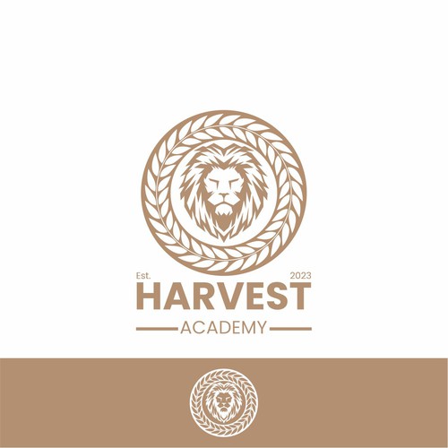 Harvest Academy Lions Mascot Design by mipproject