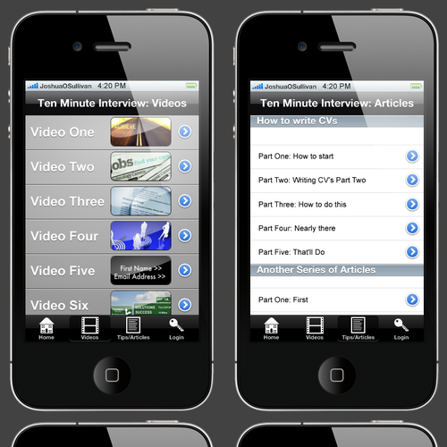 10minuteinterviewprep.com needs a new app design Diseño de JoshuaOSullivan