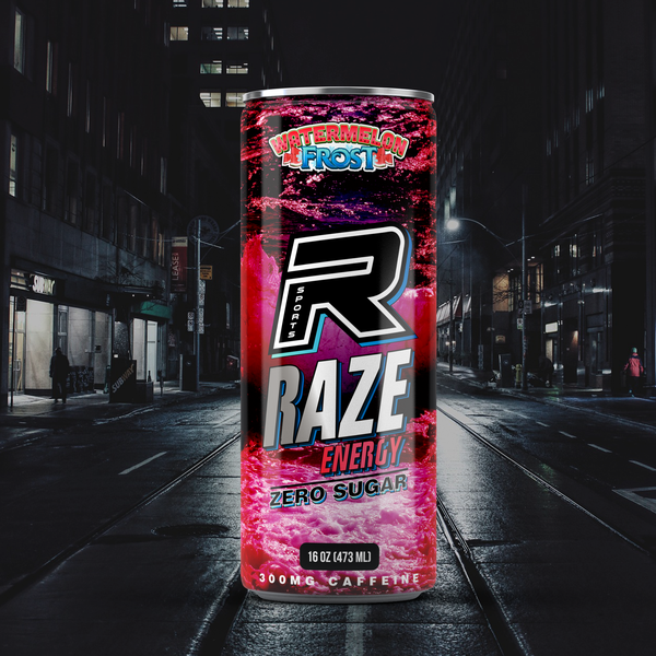 Design by Jesús Rojas titled "Energy drink Raze"