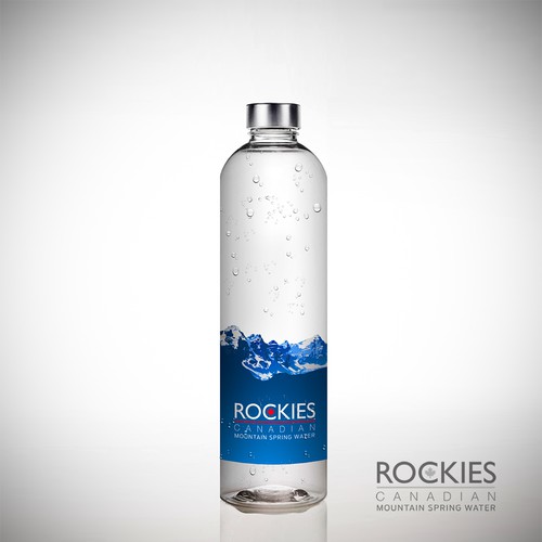 label for new Canadian Mountain Spring Water Design by 1/2 elephant