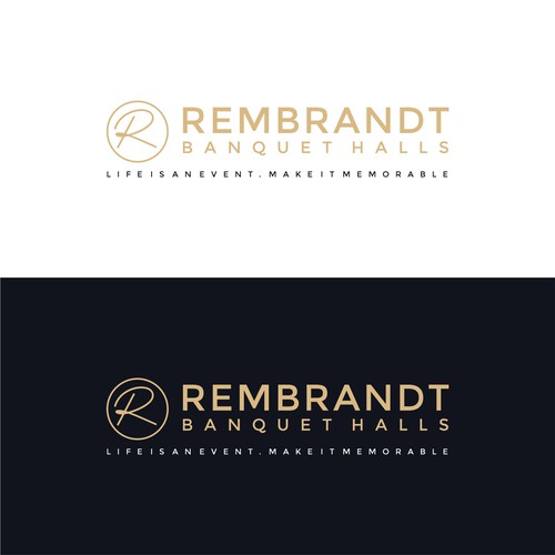 Visually appealing modern logo/font face for our contemporary industrial banquet hall Design por UMI.HAMASAH