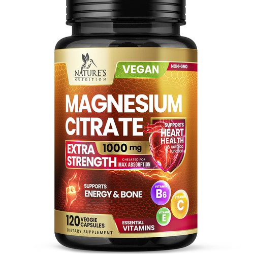 Premium Magnesium Citrate Design needed for Nature's Nutrition Design by Davi Giolo ★