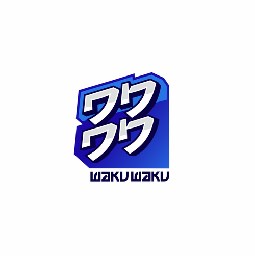 Waku Waku App Logo! Design by JANTUNGHATI