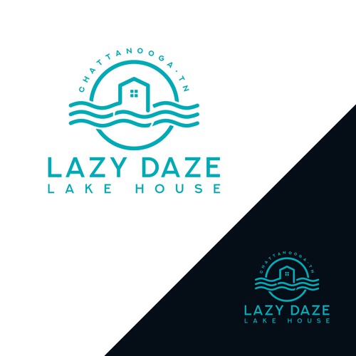 Lake House rental logo Design by TinyTigerGrafix