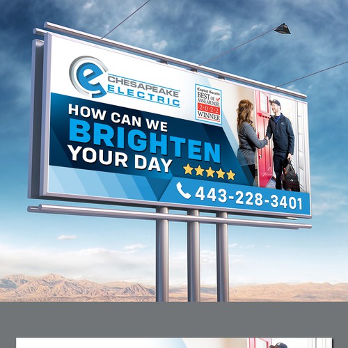 Chesapeake Electric Billboard Design by Creative AAA