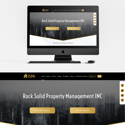 Design a Lux Property Management Website that WOWs Investors! Design by Toud 7