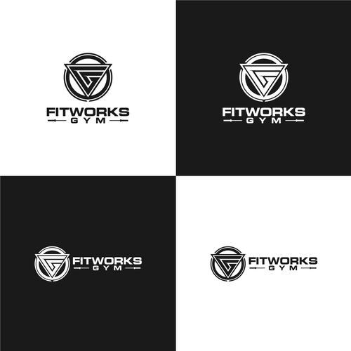 Fitworks Gym needs a modern, clean logo and font without clutter Logo