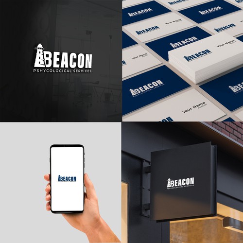 Logo for psychologist private practice providing therapy. Serious but hopeful. Design by Pondra C Putra