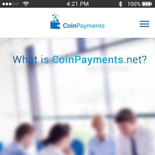 Coinpayments.net Bootstrap 3-Compatible Deisgn Contest Design by KashiArts