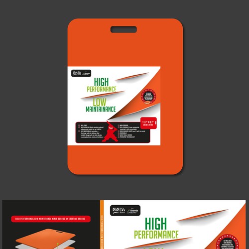Ninja cutting board product leaflet デザイン by hoydontpanic