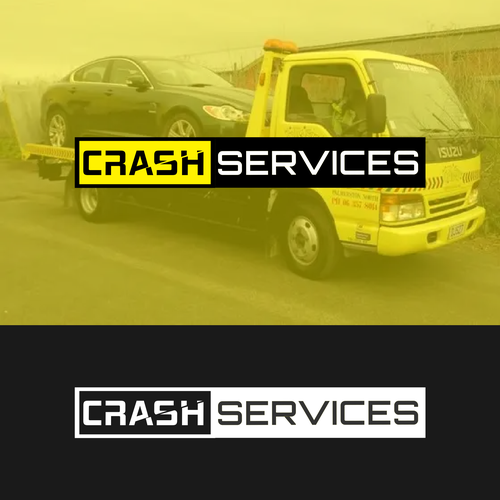 Crash Services - logo design for towing company Design by Fast Studio⚡