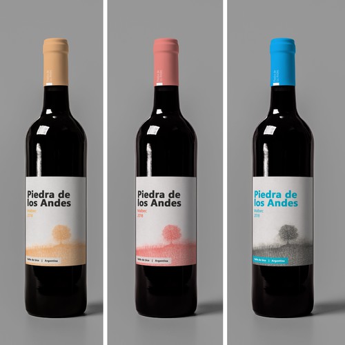 Malbec Wine Label for an Argentinian Winery Design by exsenz