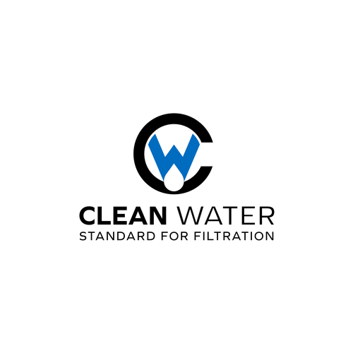 Simple Clean Logo for Water Filtration Company Design by Jinjala