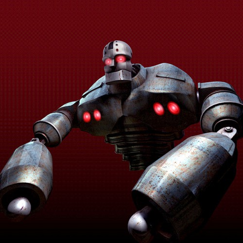 Computer modeled (CG) evil robot illustration Diseño de iainy