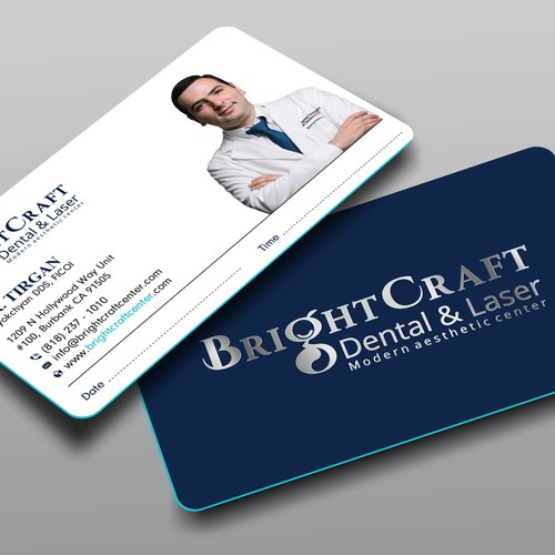 Modern Dental and Medical SPA business card Design von prosenjit_P