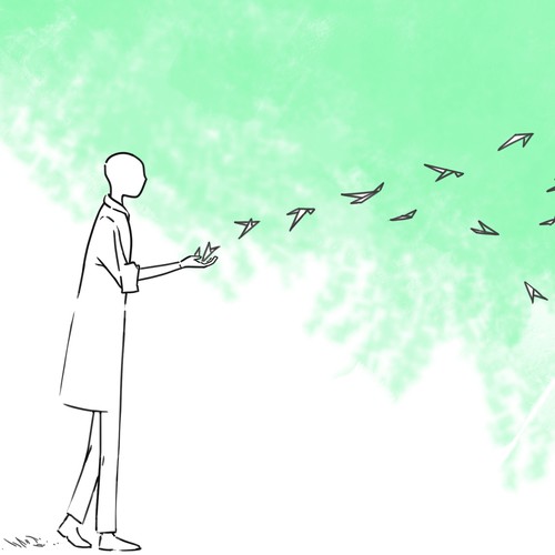 "Design für Beileidskarte (Ausdruck des Mitgefühls, positiv, kreativ, anders, modern interpretiert) gesucht" winning Illustration or graphics by WackoNinho