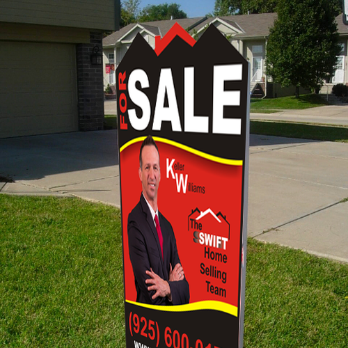 Real Estate For Sale Sign Competition.  Your design will hang in front of 100's of homes デザイン by mouse.grafic
