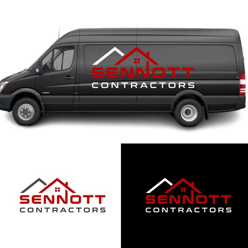 Bold, easy to read logo for construction company specializing in exterior renovations Design by Ashik99d