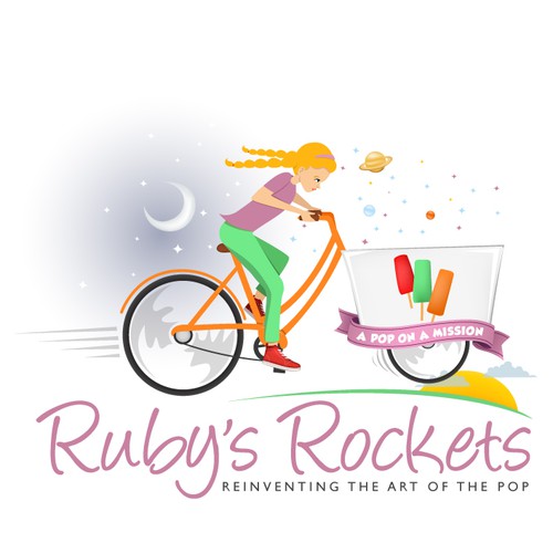 New logo wanted for Ruby's Rockets Design by VladimirCurcic