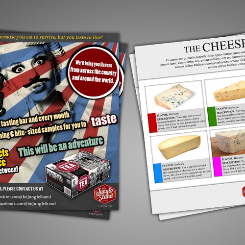 Flyer needed for delicious Tasting Box!!!! Design by Owjend