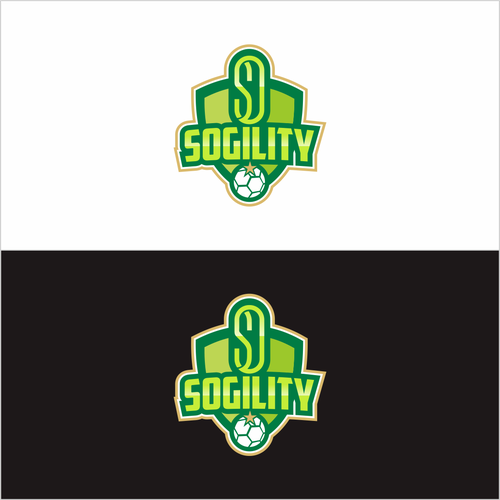 Football Crest Design for Sogility Design by zarzar