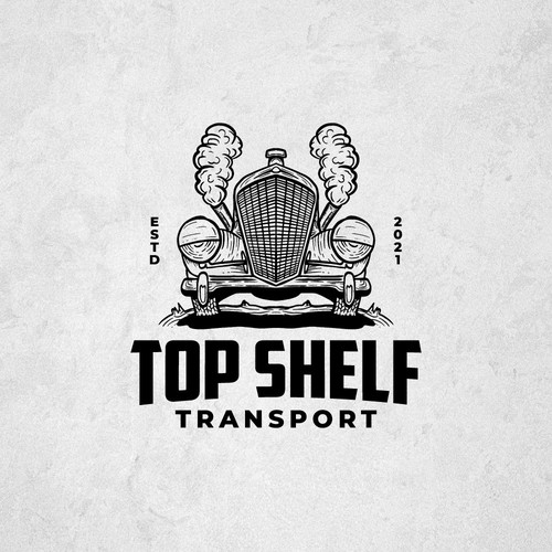 A Top Shelf Logo for Top Shelf Transport Design by AlarArtStudio™