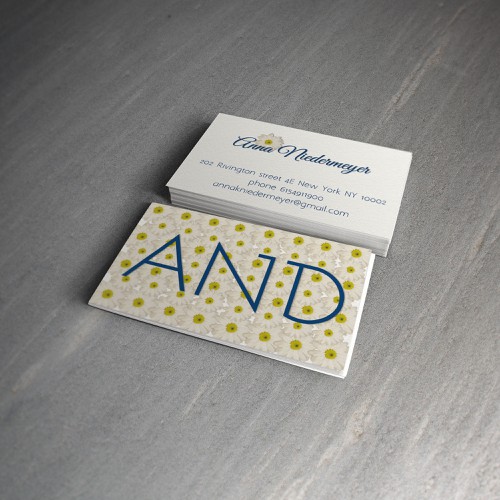 Create a beautiful designer business card Design by farani ©