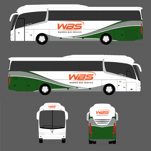 Charter Bus Graphics Incorporating Company Logo Competition Design réalisé par The Faisel