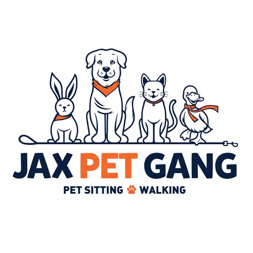 Super creative and fun logo design for pet sitting/dog walking business!! Design von Just katykevan