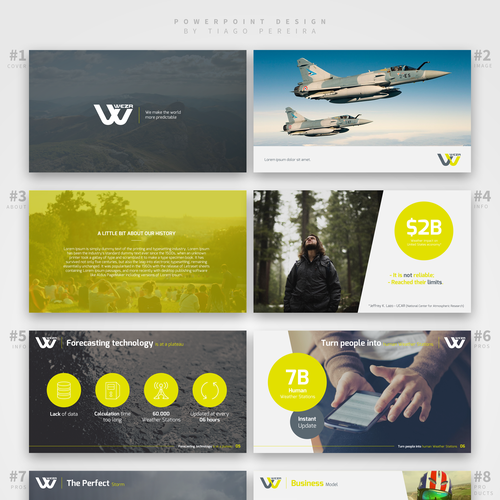 PowerPoint template contest entry by Tiago Pereira