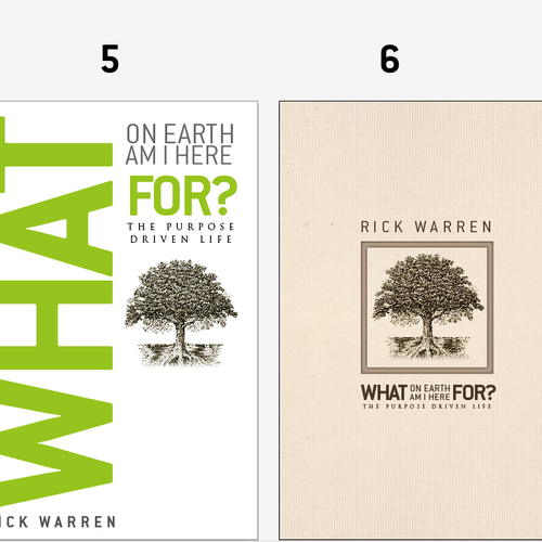 Book cover redesign for "What on Earth Am I Here For? The Purpose Driven Life" by Rick Warren Design by dejan.koki