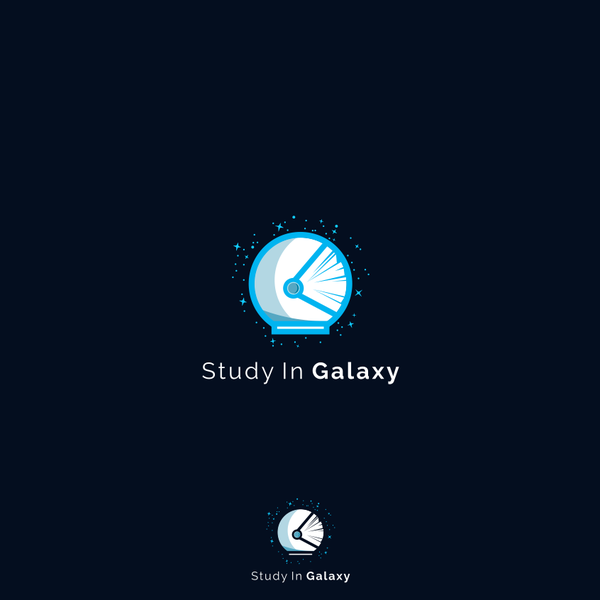 Design by Benim Rizik titled "Logo concept fo Study In Galaxy"