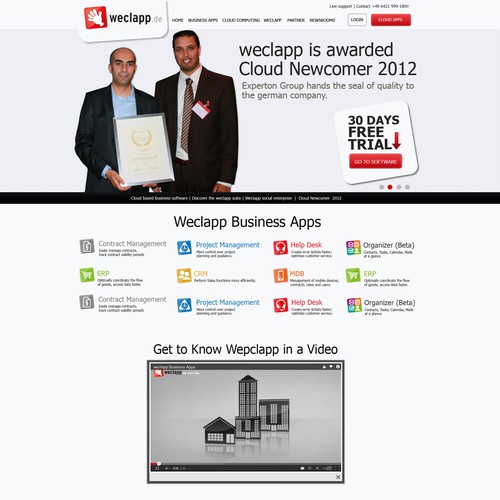 Web page design contest entry by Graphick Kicks