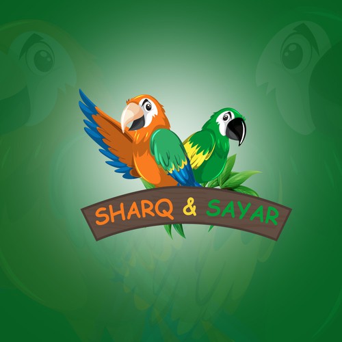 Logo for my Two Birds (Macaw & Yellow Naped Amazon) Design by kriskris133