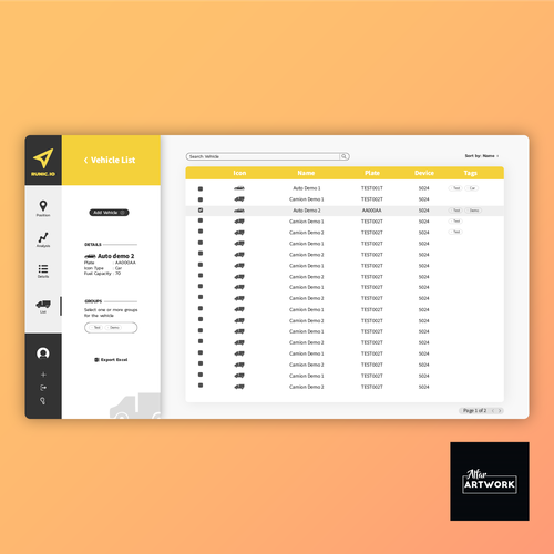 Runic.io GPS tracking web application refactoring Design by alfarartwork
